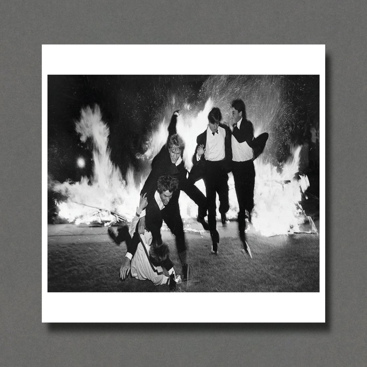 Burning Boat 1984 (Vintage Print)