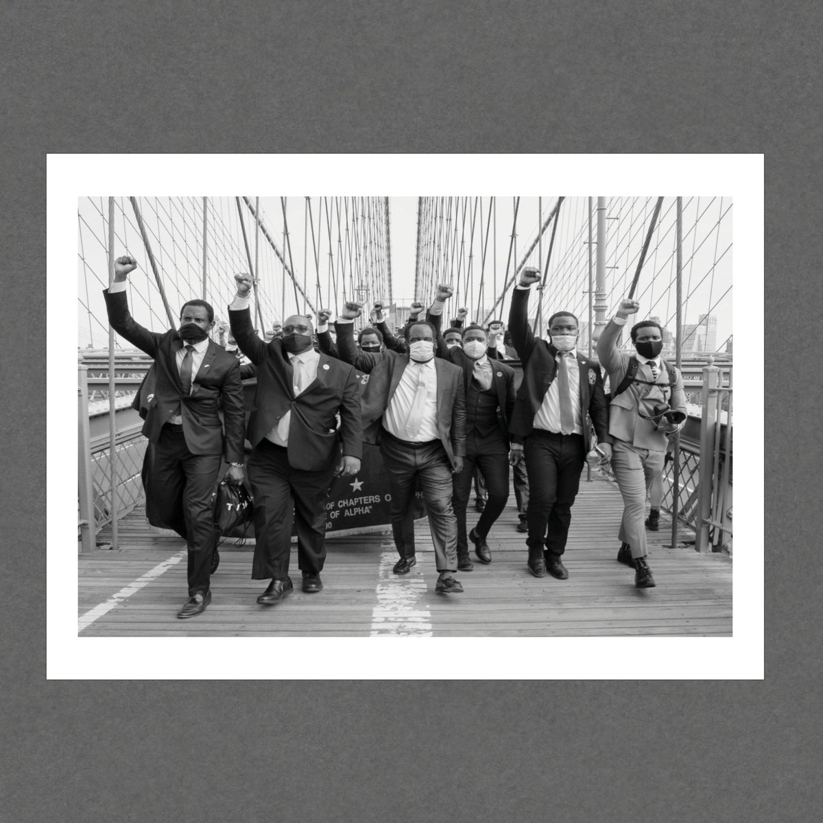 March on Manhattan, Brooklyn Bridge, June 4th 2020