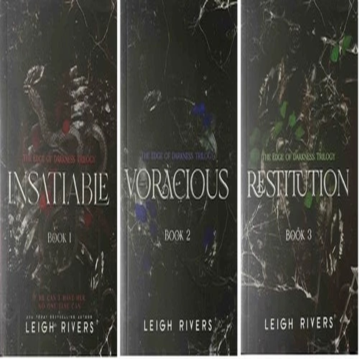 The Edge of Darkness Trilogy Series 3 Books Set (Leigh Rivers, English,Paperback